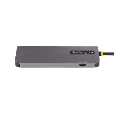 Përshtatës multiport StarTech USB-C, 4K 60Hz, 100W PD, i hirtë