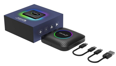 Adapter CarPlay Android Auto Carlinkit Tbox Ambient RGB, Android 13, 4GB 64GB, i zi
