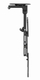 Mbajtëse tavani për TV Gembird CM-55ST-01, 23-55", 20 kg, e zezë