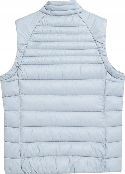 Jelek për goca 4F F091, mbushje sintetike 4FWarm, pa kapuç, blu e hapur