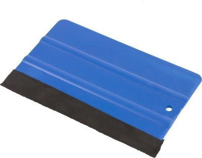 Squeegee plastik për fole, 100x75mm, me filtër, blu