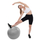 Top fitnesi XQMAX, 55 cm, antiburst, ngjyrë gri