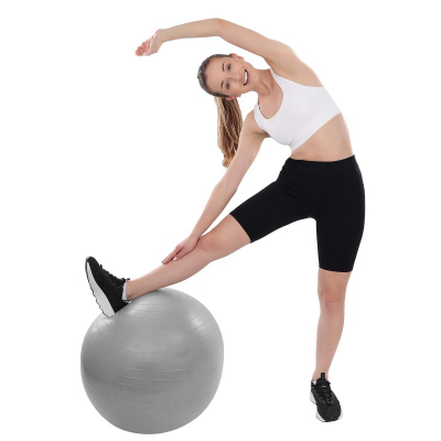 Top fitnesi XQMAX, 55 cm, antiburst, ngjyrë gri