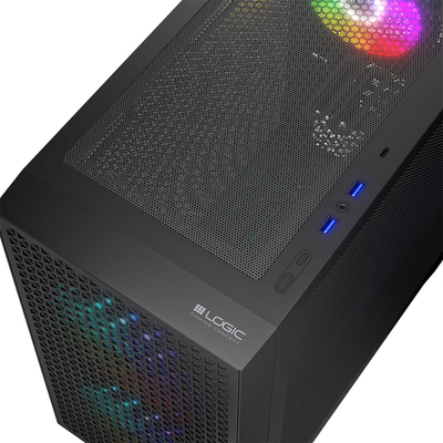 Kasa PC Logic Concept Dart Pro ARGB Mini, Micro ATX mini ITX, e zezë