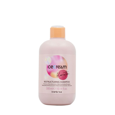 Shampo për flokë Inebrya Ice Cream Keratin, 100 ml