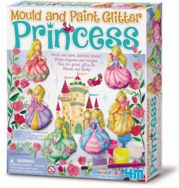 4M Mould & Paint Glitter Princess Комплет за Рачна Изработка