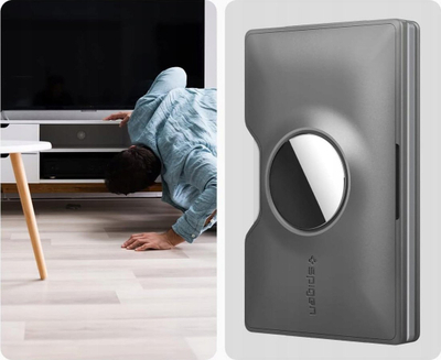 Portofol minimal Spigen Wallet S, për Apple AirTag, RFID Blocking, gri metalike