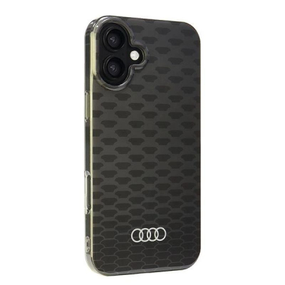 Kapak telefoni Audi IML Stitching Pattern MagSafe, për iPhone 16 Plus 6.7", TPU PC, i zi
