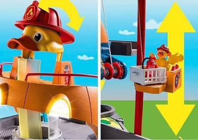 Set lodrash Playmobil Duck On Call The Headquarters 70910, 119 pjesë, për fëmijë 3+