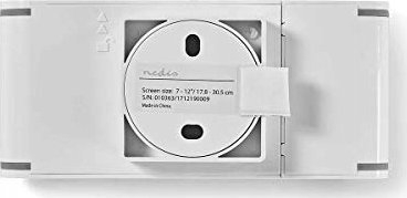 Mbajtëse muri për tablet Nedis TWMT100SI, 7-12", rrotullim 360°, e bardhë gri
