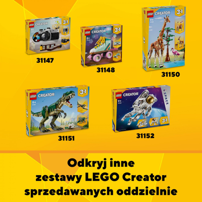 Set ndërtimi LEGO Shpi Moderne, 3 në 1, me minifigura, shumëngjyrësh