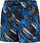 Shorce noti për djem Speedo Printed 13", print tropikal, tharje e shpejtë, i zi blu
