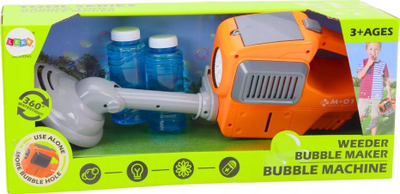 Makine flluskash sapuni LEAN Toys, formë kositëse trimmer, portokalli
