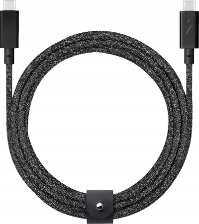 Kabëll USB C në USB C Native Union Belt Cable C C PRO, 2.4m, 240W, gri Cosmos