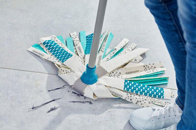 Set shtupë + kovë Leifheit Power Mop 3-në-1, i gjelbër