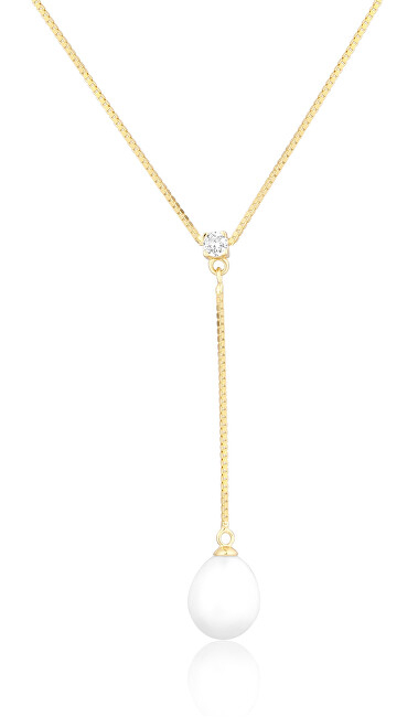 Qafore për femra JVD SVLN0559SD2GP45, 45 cm, e artë/bardhë