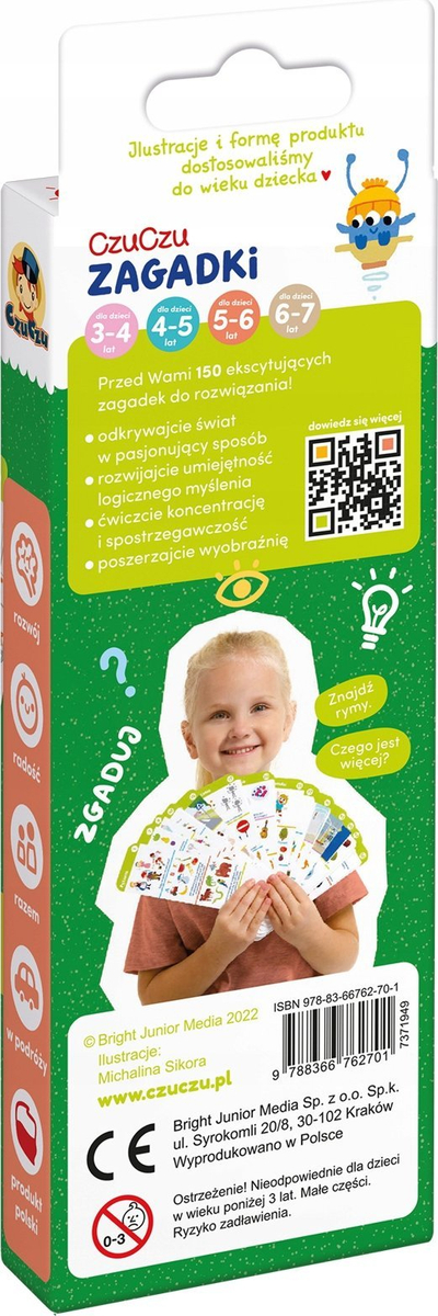Libër aktivitetesh CzuCzu Riddles For Children, 150 aktivitete, 5-6 vjeç, shumëngjyrësh