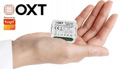 Интелигентен димер модул Oxt Mini, 2 кола, ZigBee Tuya