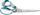 Gërshërë universale Fiskars Moominpappa, 21cm, portokalli