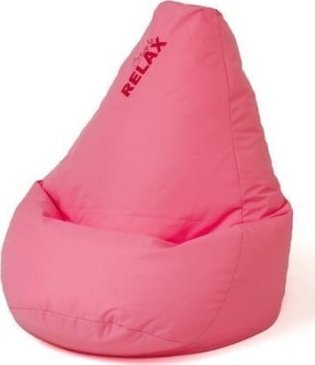 Puf Sedac Pear XXL 140x100, formë dardhe, rozë