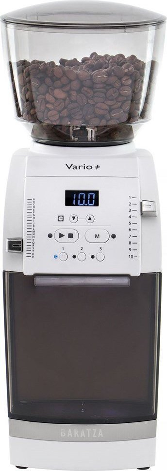 Grirëse kafeje Baratza Vario+, automatike, 230g, e bardhë