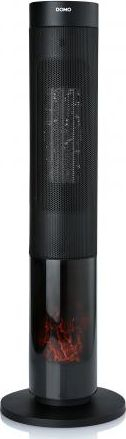 Ngrohës kullë Domo DO7345H, 2000W, qeramik, me telekomandë, i zi