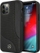 Mbrojtëse telefoni Mercedes-Benz Hard Case, për iPhone 12 Pro Max, lëkurë natyrale, e zezë