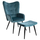 Kolltuk bergère Crawley me stol 70x73x102Hcm (HM8918.17), kaltër