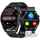 Smartwatch Giewont GW450-1, ekran me ngjyra, rrip silikoni, i zi