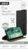 Mbështjellës portofol XQISIT Slim Wallet për Samsung Galaxy S24 Ultra, me qendrim, i zi
