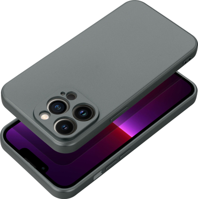 Futera mbrojtëse metalike për iPhone 16, gri