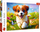 Puzzle Trefl Happy Puppy, 500 copa, shumëngjyrësh