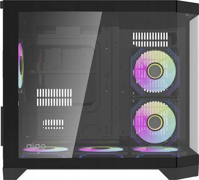 Kутии за компјутер DarkFlash FT418, Mini Tower M-ATX, 6 вентилатори, црна