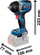 Çelës goditës me bateri Bosch Professional GDS 18V-750 C, 18V, 750 Nm, blu
