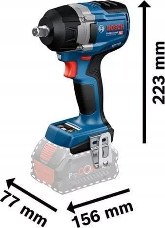 Çelës goditës me bateri Bosch Professional GDS 18V-750 C, 18V, 750 Nm, blu