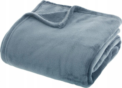 Ќебе Atmosphera Plain Uni In Flannel, 180x230 cm, полиестер, темно сина