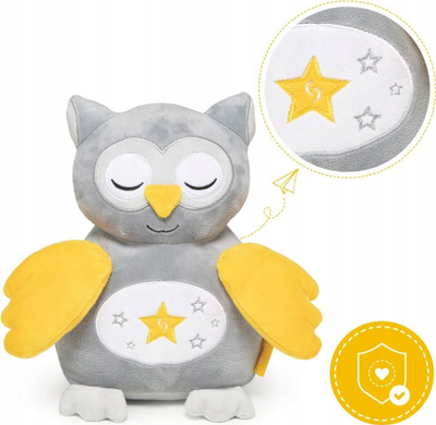 Lodër pellushi Skiddoü Marit Humming Owl, me CRYsensor, për foshnja, shumëngjyrëshe