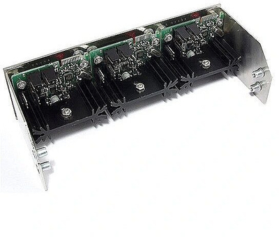 Panel montimi Aqua Computer për Poweradjust 2/3 dhe Farbwerk, çelik inox, argjendtë