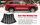 Kllapa shtylle dere BASIKER për Jeep Grand Cherokee 2011-2014, set PC, përfundim glossy, e zezë