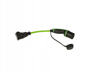 Kabllo karikimi Ratio Electric 31200, Type 2 në Schuko, 16A, jeshile