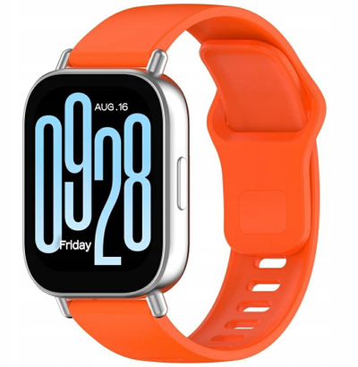 Rrip ore Beline për Redmi Watch 5, silikon, portokalli