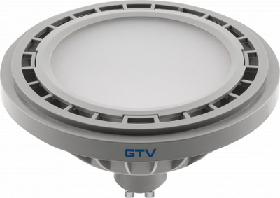 Llampë LED GTV ES111 GU10, 12.5W, dritë neutrale, gri