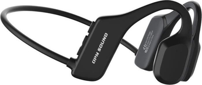 Kufje OPN Sound Mezzo, wireless Bluetooth, bone-conduction, me mikrofon, të zeza