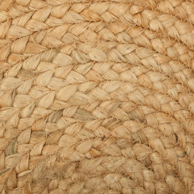Tapet rrumbullak Atmosphera Round Lace, jute, 120 cm, bezhë
