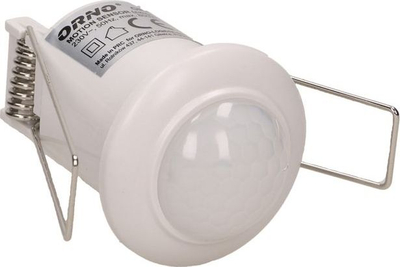 Detektor për lëvizje Orno OR-CR-257, 800W, 360, IP20, i bardhë