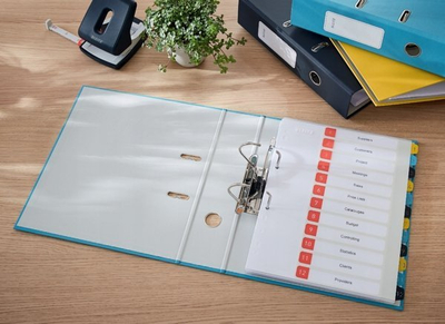 Dosje levër arki Leitz 180 Cosy, 80mm, Soft Touch, e kuqe