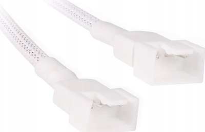 Kabllo ndarëse PWM Alphacool Y-Splitter, 4-Pin në 2x 4-Pin, 15cm, e bardhë