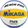 Топка за плажeн одбојка Mikasa Beach Pro BV550C, FIVB одобрена, повеќебојна