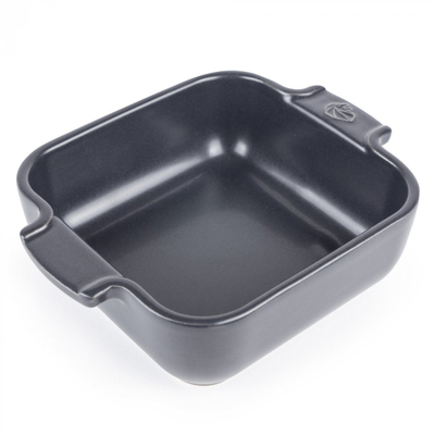 Kaserolë qeramike katrore Petite Individual, 10cm, përporcione veç e veç, gri Slate