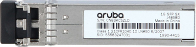 Transceiver SFP HP Aruba J4858D, 1G, LC SX, gri